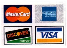 All major credit cards accepted